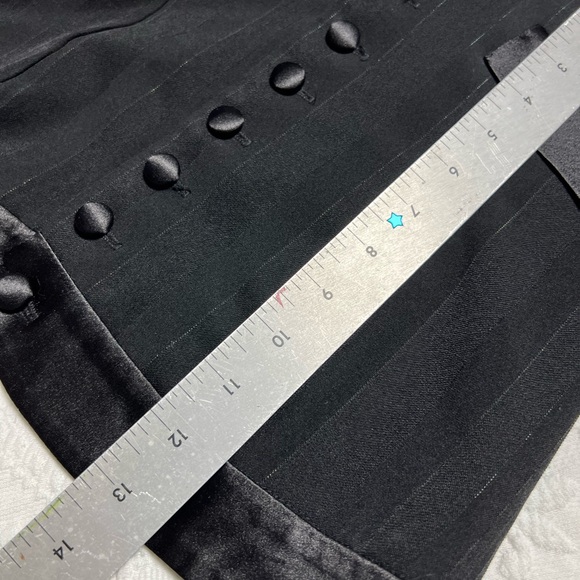 Tuxedo Black Strapless Corset Top - Picture 8 of 10